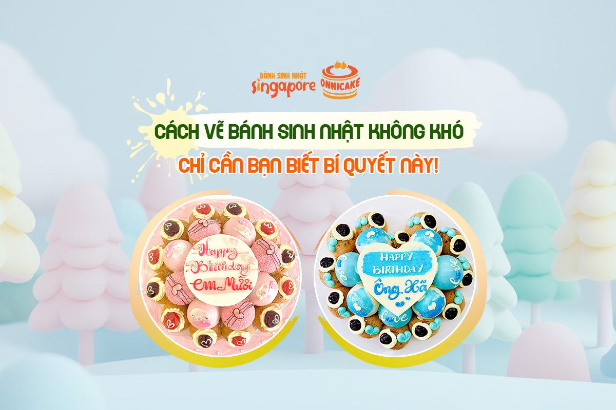 Dụng cụ cần thiết để thực hiện cách vẽ bánh sinh nhật đơn giản tại nhà