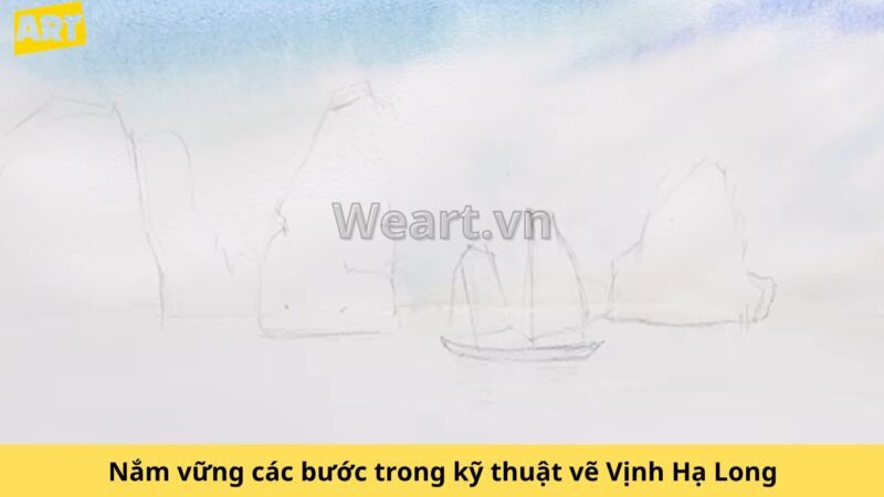 Khám phá cách vẽ Vịnh Hạ Long hùng vĩ nên thơ