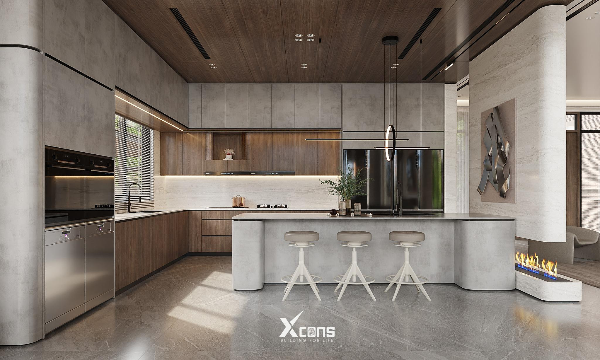 Màu xanh dương kết hợp với vàng kim tạo vẻ sang trọng, tinh tế trong nghệ thuật và thiết kế nội thất.