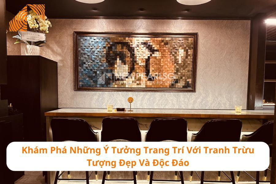 Ý tưởng vẽ tranh gia đình độc đáo sáng tạo với phong cách trừu tượng