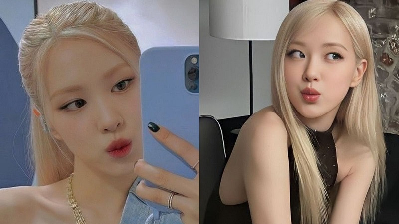 Ảnh Rose Blackpink dễ thương chụp cận mặt