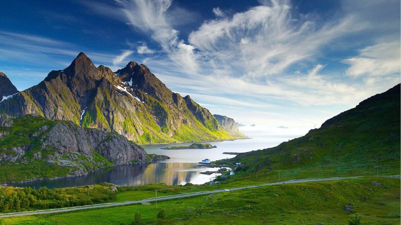 Đại dương xanh ngọc bích với rạn san hô sống động trong ảnh 3D thiên nhiên đẹp 4K