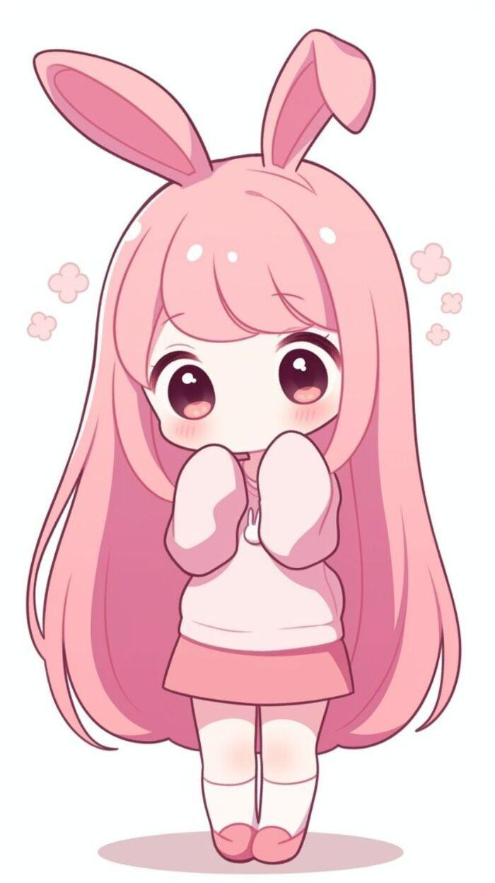 Hình ảnh chibi nữ cute phong cách đáng yêu